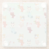 Dessous-de-verre En Verre Noël mignon (Dos)