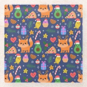 Dessous-de-verre En Verre Noël mignon