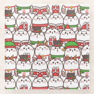 Dessous-de-verre En Verre Noël mignon