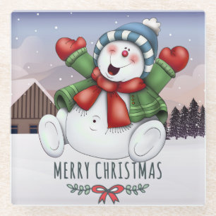 Dessous-de-verre En Verre Noël mignon