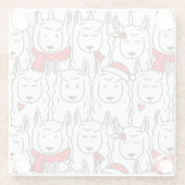 Dessous-de-verre En Verre Noël mignon (Dos)