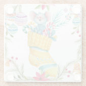 Dessous-de-verre En Verre Noël mignon (Dos)