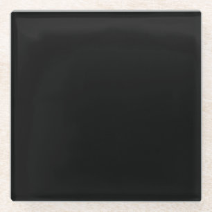 Dessous-de-verre En Verre Noir - Dessous de verre en verre