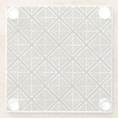 DESSOUS-DE-VERRE EN VERRE NOIR & OR IRLANDAIS NOEUDS ET CROIX CELTIQUES (Dos)