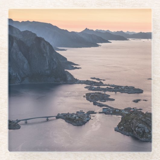 Dessous-de-verre En Verre Norvège Lofoten (Devant)