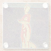 Dessous-de-verre En Verre Nouveau Jazz (Dos)