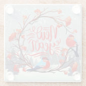 Dessous-de-verre En Verre Nouvel An (Dos)