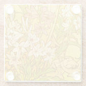 Dessous-de-verre En Verre Nouvelle Lily flowers (Dos)