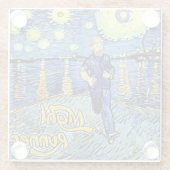 Dessous-de-verre En Verre Nuit Starry Starry (Dos)