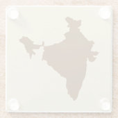 Dessous-de-verre En Verre Nutmeg Spice Modes Inde (Dos)