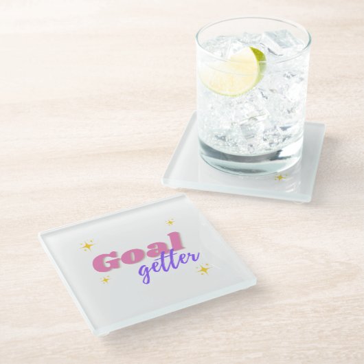 Dessous-de-verre En Verre Objectif Getter (Incliné)