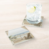 Dessous-de-verre En Verre Ocean View Beach Serenity (Incliné)