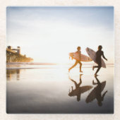 Dessous-de-verre En Verre Oceanside Beach (Devant)