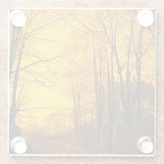 Dessous-de-verre En Verre Octobre Afterglow John Atkinson Grimshaw (Dos)