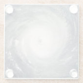 Dessous-de-verre En Verre Oeil de l'ouragan (Dos)