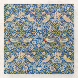Dessous-de-verre En Verre Oiseau Art Nouveau Design