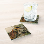 Dessous-de-verre En Verre Oiseau de gibier Audubon (Incliné)