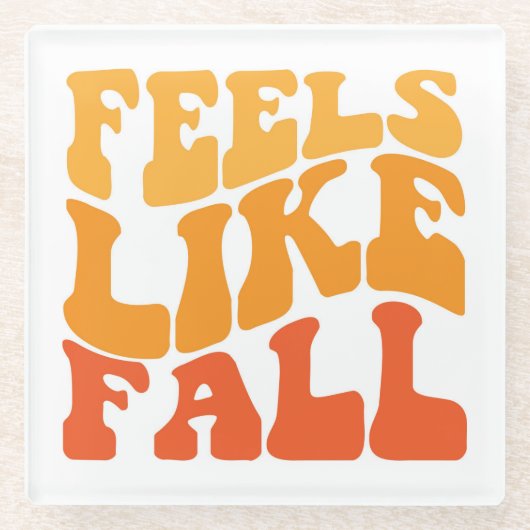 Dessous-de-verre En Verre On A L'Impression D'Une Chute (Devant)