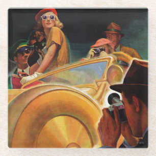 Dessous-de-verre En Verre Opportunité photo