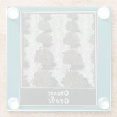 Dessous-de-verre En Verre Orange Grove (Dos)