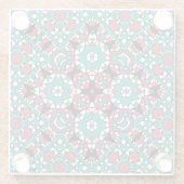 Dessous-de-verre En Verre Ornement oriental (Dos)