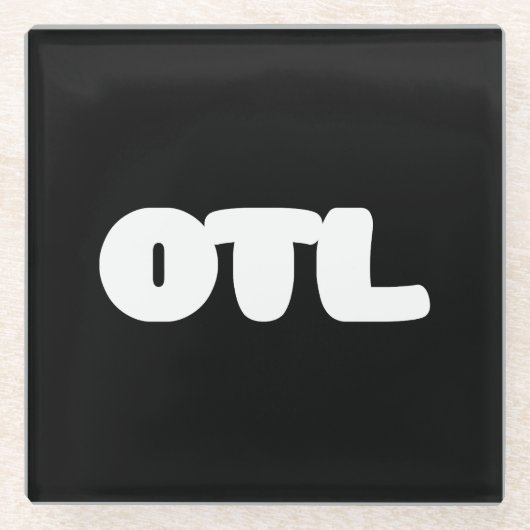 Dessous-de-verre En Verre OTL Emoticon ~ Élang coréen (Devant)