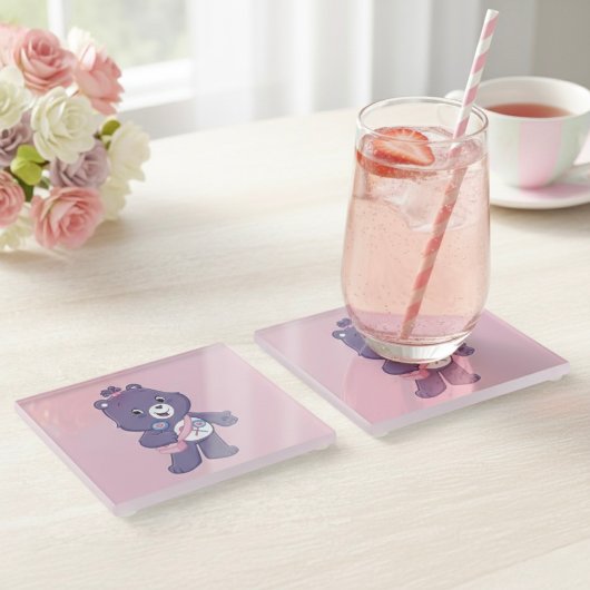 Dessous-de-verre En Verre Ours