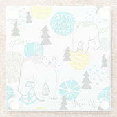 Dessous-de-verre En Verre Ours polaire (Dos)