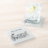 Dessous-de-verre En Verre Out of Tune Flamingo (Incliné)