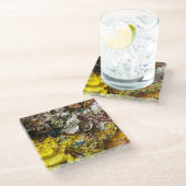 Dessous-de-verre En Verre Palette de l'artiste #1 (Incliné)