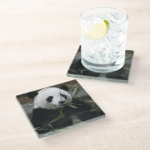 Dessous-de-verre En Verre Panda géant (Incliné)