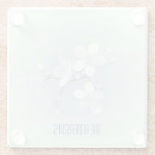 Dessous-de-verre En Verre Panneau Salle de thé Elégante main dessinée Teacup (Dos)