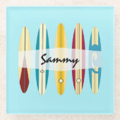 Dessous-de-verre En Verre Panneaux vintages (Devant)