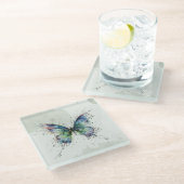 Dessous-de-verre En Verre Papillon (Incliné)