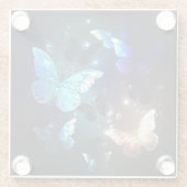 Dessous-de-verre En Verre Papillon de nuit (Dos)