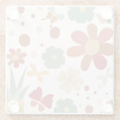 Dessous-de-verre En Verre Papillon En Jardin Rustique En Dessous de verre Bo (Dos)