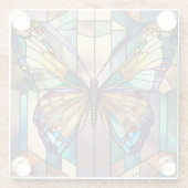 Dessous-de-verre En Verre Papillon en verre tendu (Dos)