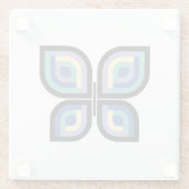 Dessous-de-verre En Verre Papillon Pétal Prism (Dos)