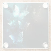 Dessous-de-verre En Verre Papillons de nuit (Dos)
