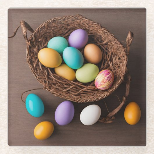 Dessous-de-verre En Verre Pâques (Devant)