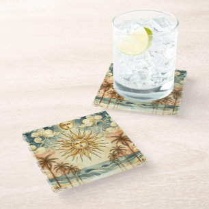 Dessous-de-verre En Verre Paradis Céleste