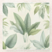 Dessous-de-verre En Verre Paradise Palms (Devant)