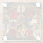 Dessous-de-verre En Verre Parasols lumineux (Dos)