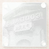 Dessous-de-verre En Verre parc métro (Dos)