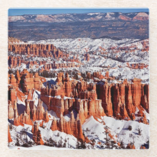 Dessous-de-verre En Verre Parc national de canyon de Bryce