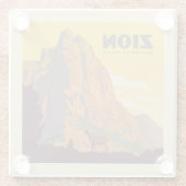 Dessous-de-verre En Verre Parc national de Zion | Ram (Dos)