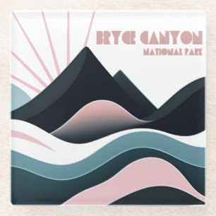 Dessous-de-verre En Verre Parc national du Canyon Bryce Colour Hills