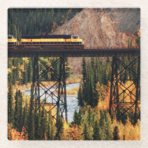 Dessous-de-verre En Verre Parc national et conserve Etats-Unis Alaska de