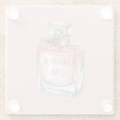 Dessous-de-verre En Verre Parfum Rose (Dos)