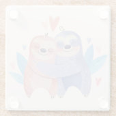 Dessous-de-verre En Verre Parfums en amour (Dos)